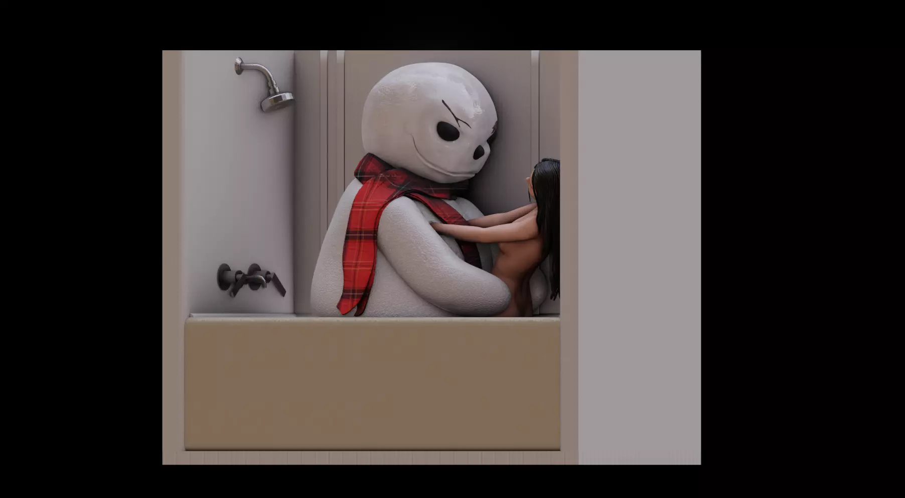Jack Frost 1997 movie version - 1to10 STL file 3D print model 3D print model_0