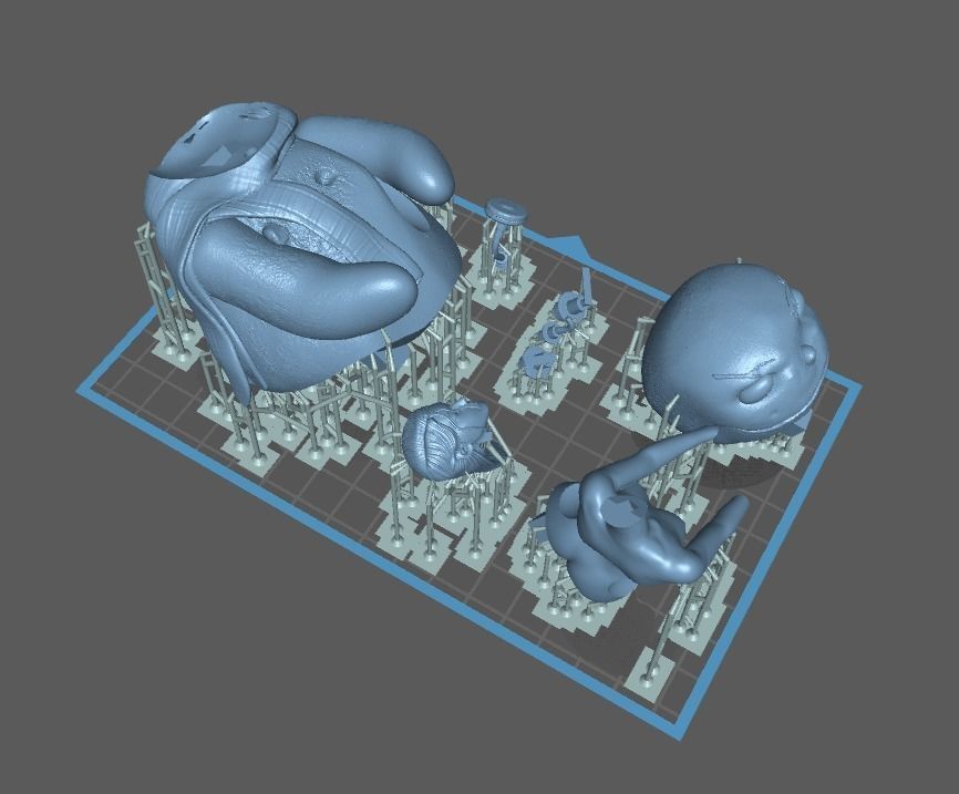 Jack Frost 1997 movie version - 1to10 STL file 3D print model 3D print model_15