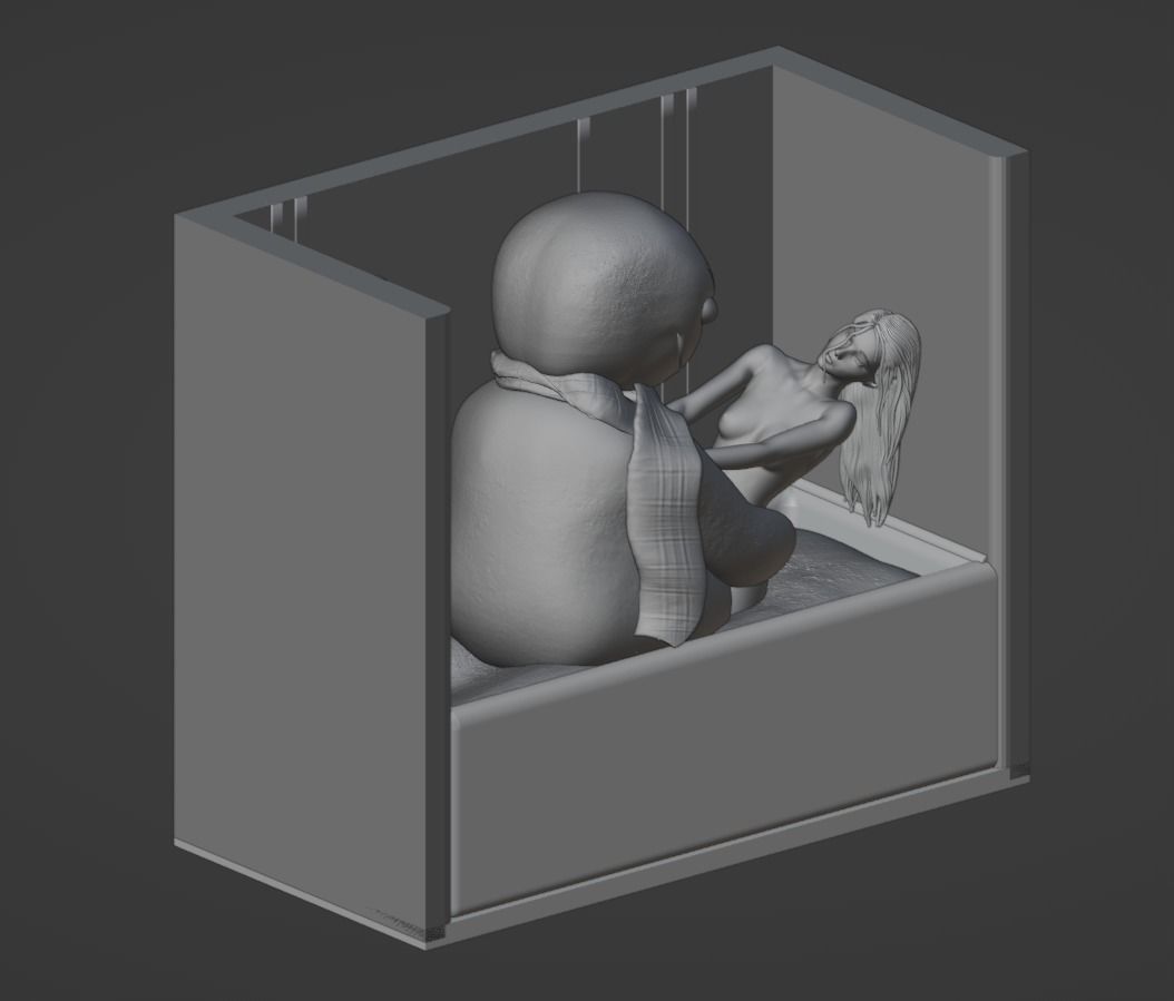 Jack Frost 1997 movie version - 1to10 STL file 3D print model 3D print model_12