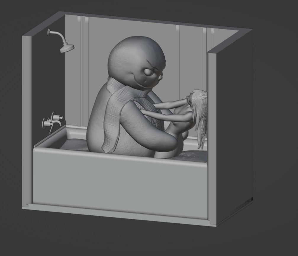 Jack Frost 1997 movie version - 1to10 STL file 3D print model 3D print model_10
