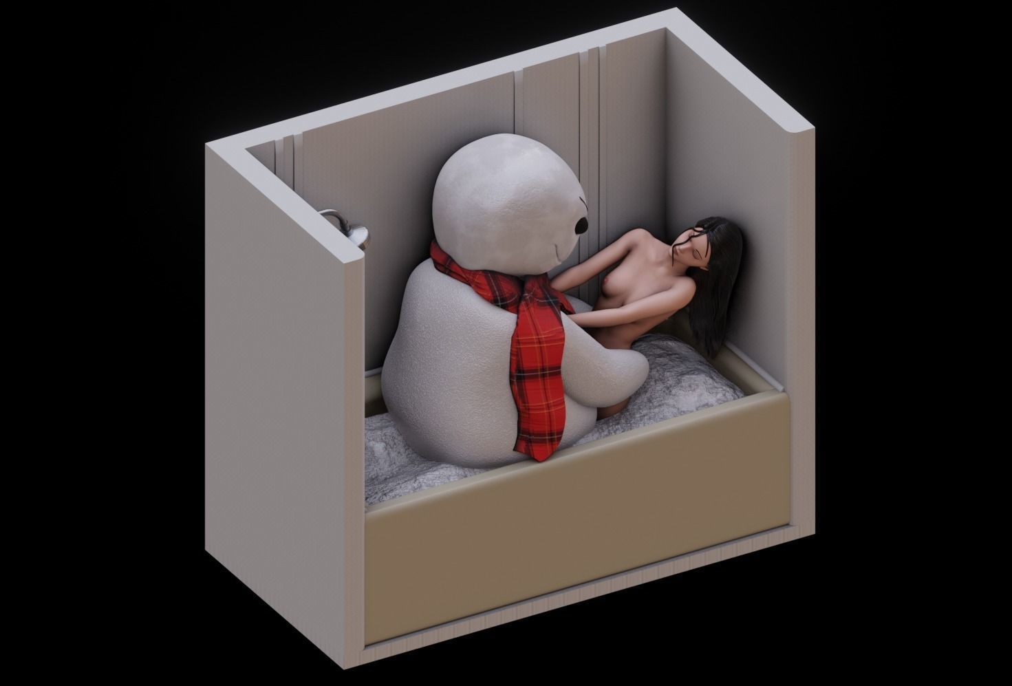 Jack Frost 1997 movie version - 1to10 STL file 3D print model 3D print model_3