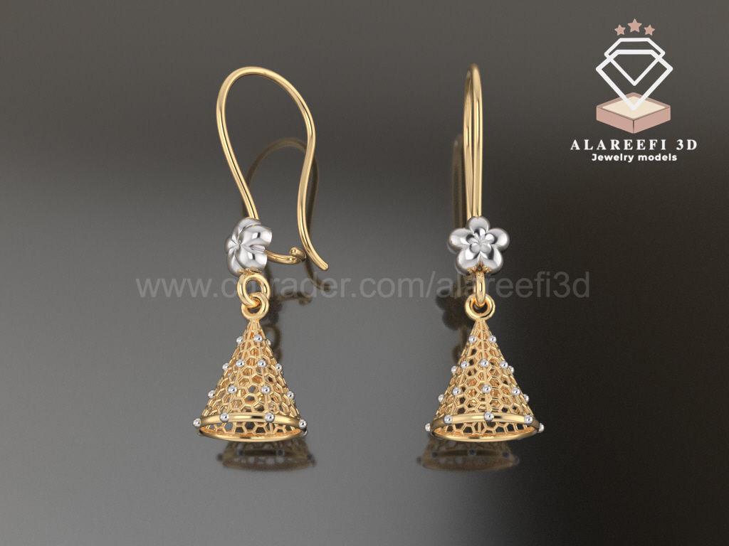 Collection 3 -12 Turkish Earrings Exclusive for the first time 3D print model_11