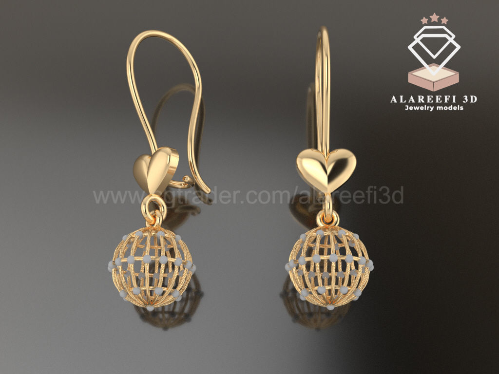 Collection 3 -12 Turkish Earrings Exclusive for the first time 3D print model_1