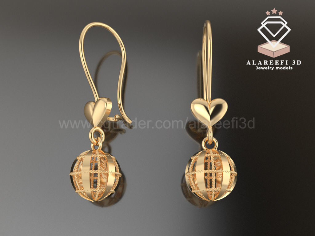 Collection 3 -12 Turkish Earrings Exclusive for the first time 3D print model_5