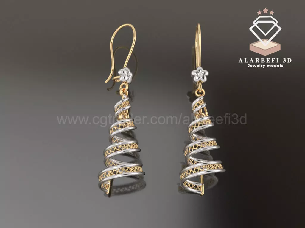 Collection 3 -12 Turkish Earrings Exclusive for the first time 3D print model_0