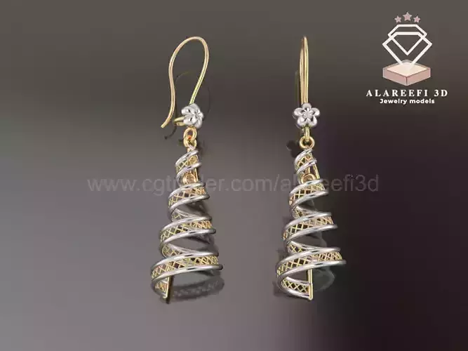 Collection 3   -12 Turkish Earrings Exclusive for the first time 3D print model