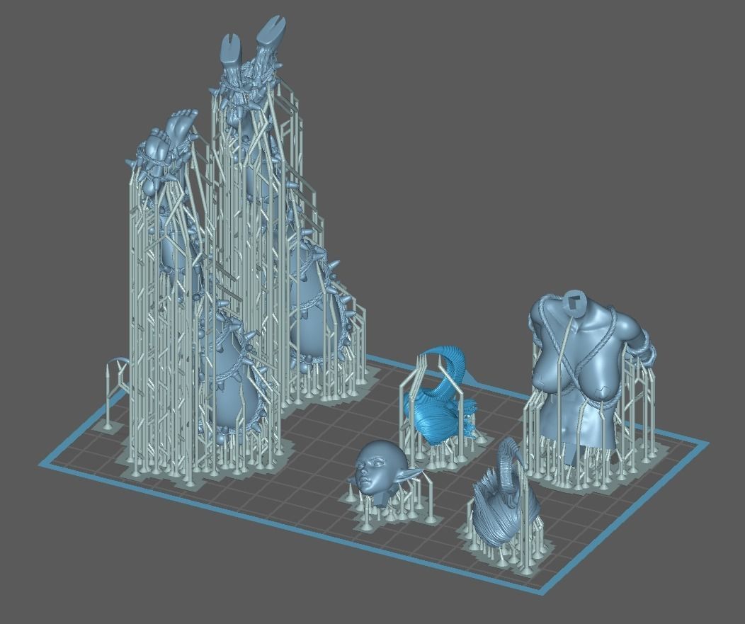 Sexy Christmas Tree Krampus - 1to10 STL file 3D print model 3D print model_15