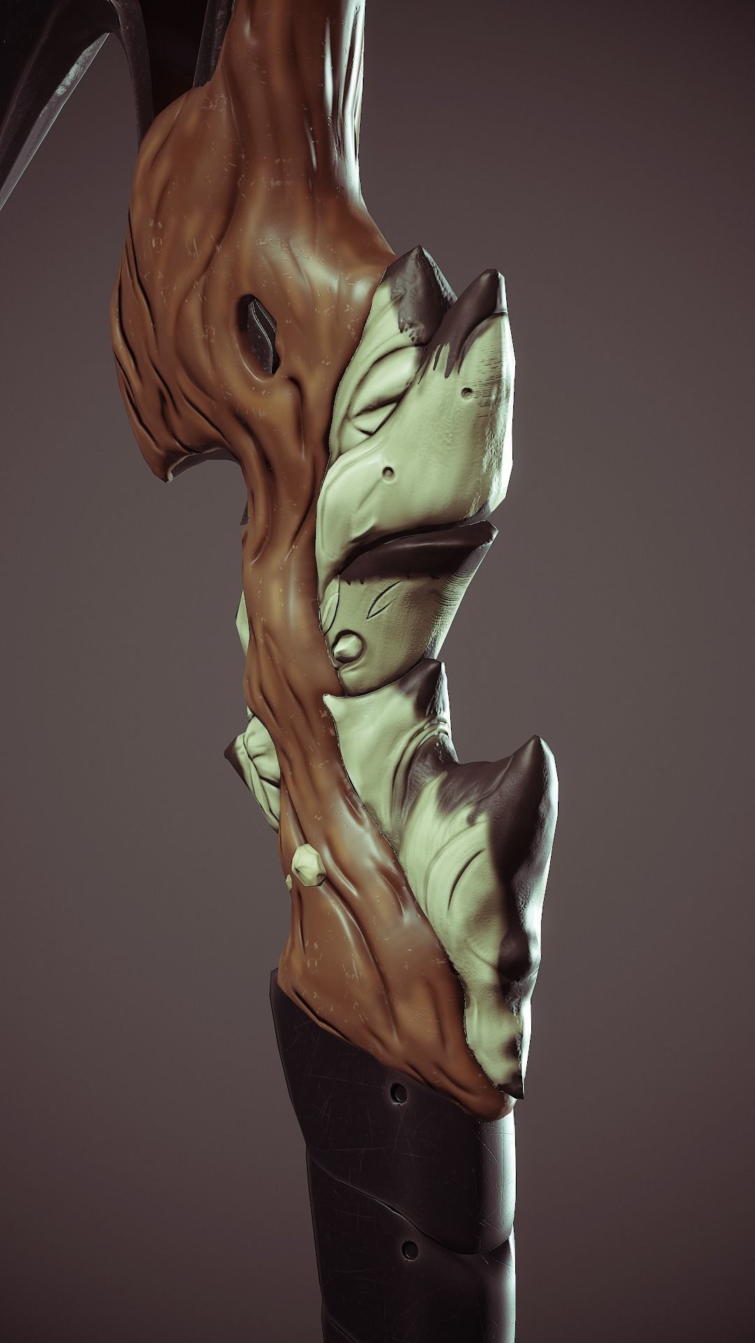 Homemade blade Low-poly 3D model_4