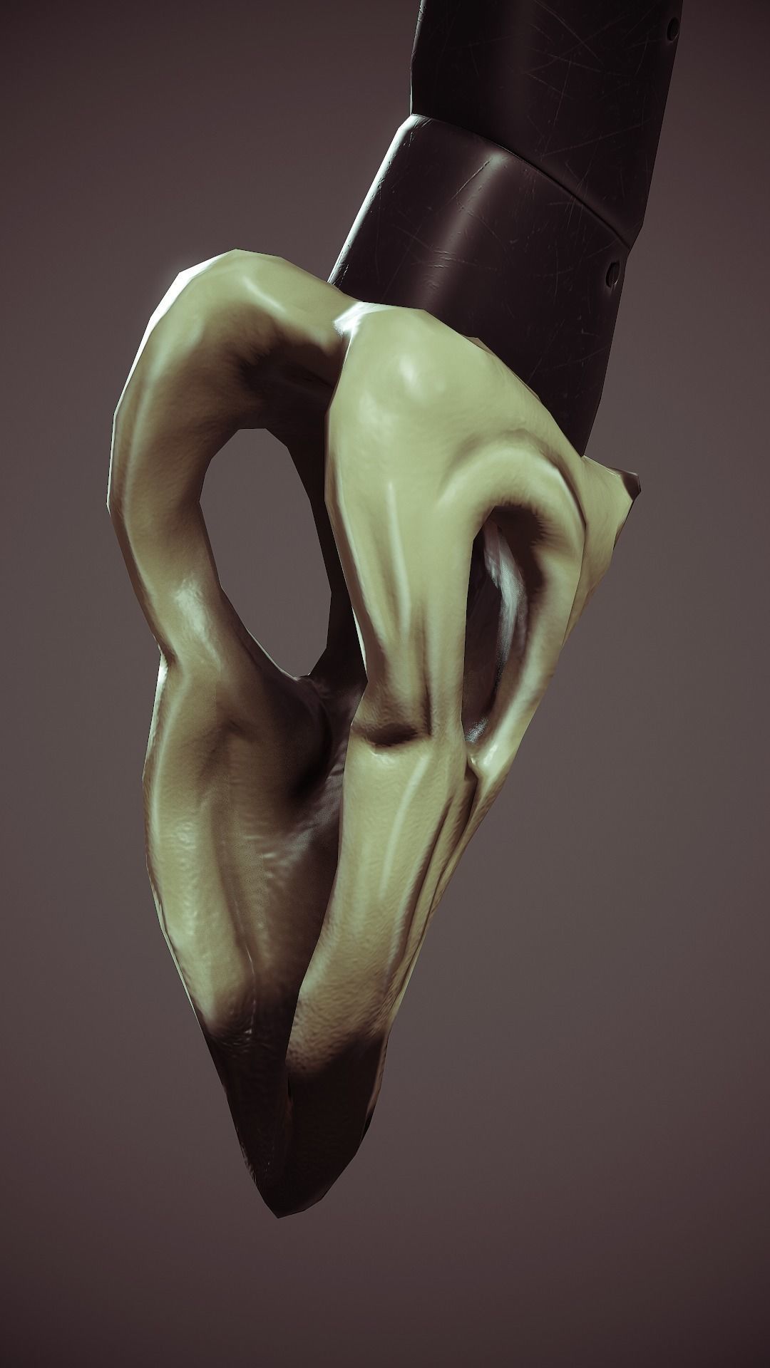 Homemade blade Low-poly 3D model_8