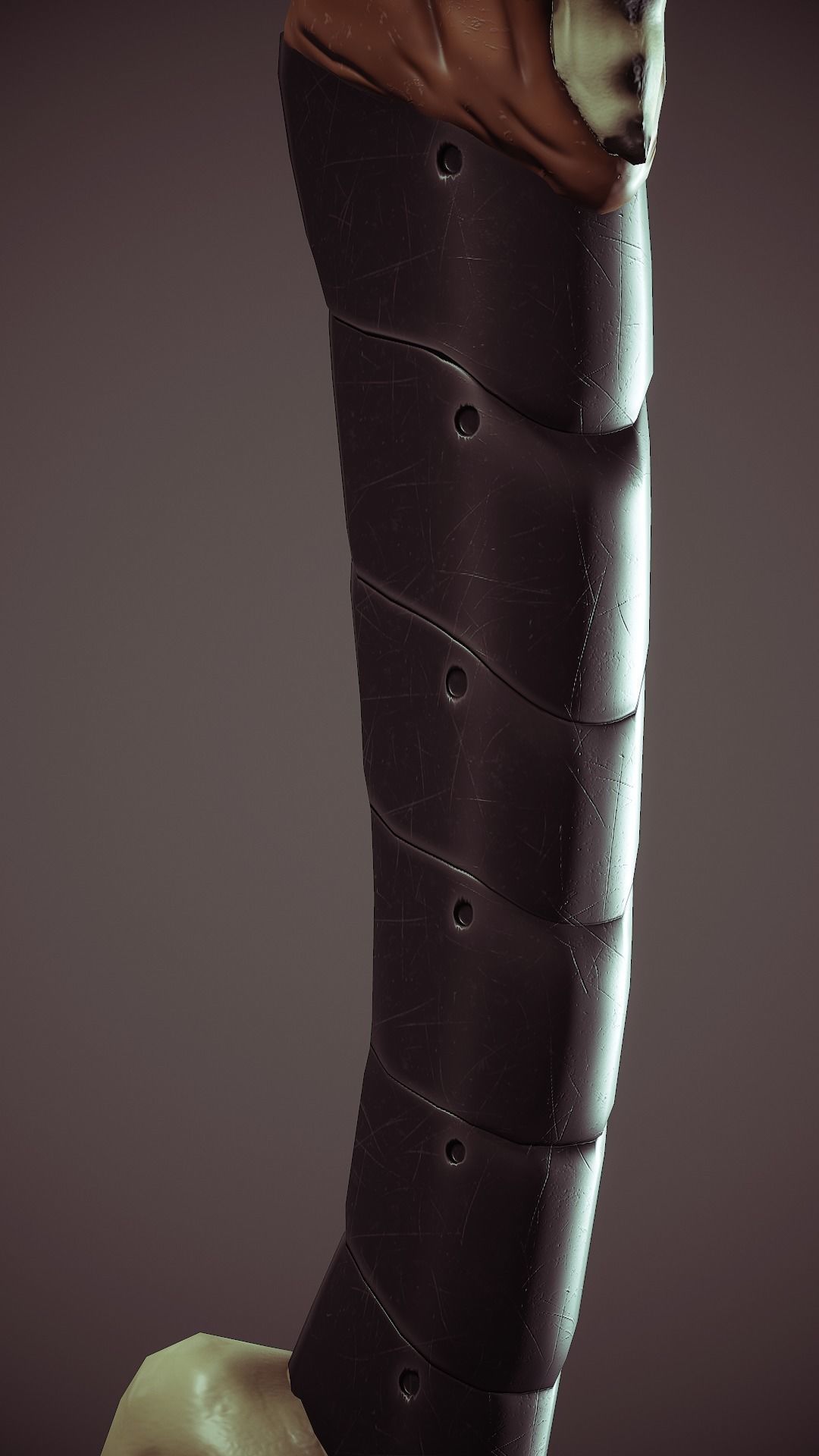 Homemade blade Low-poly 3D model_6