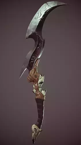 Homemade blade Low-poly 3D model