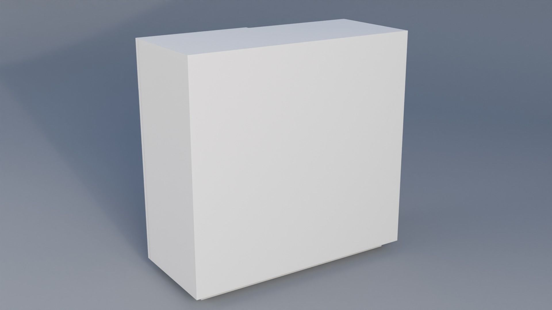 mini bar Low-poly 3D model_2
