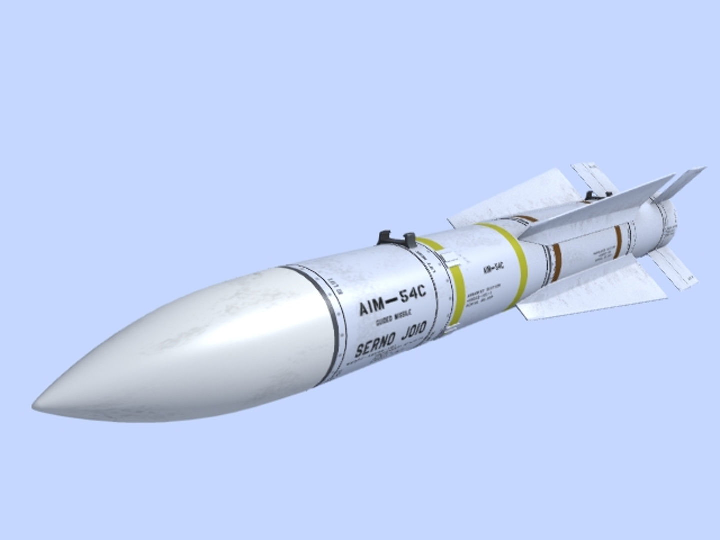 NATO Aircraft Missile Set 3D model_11