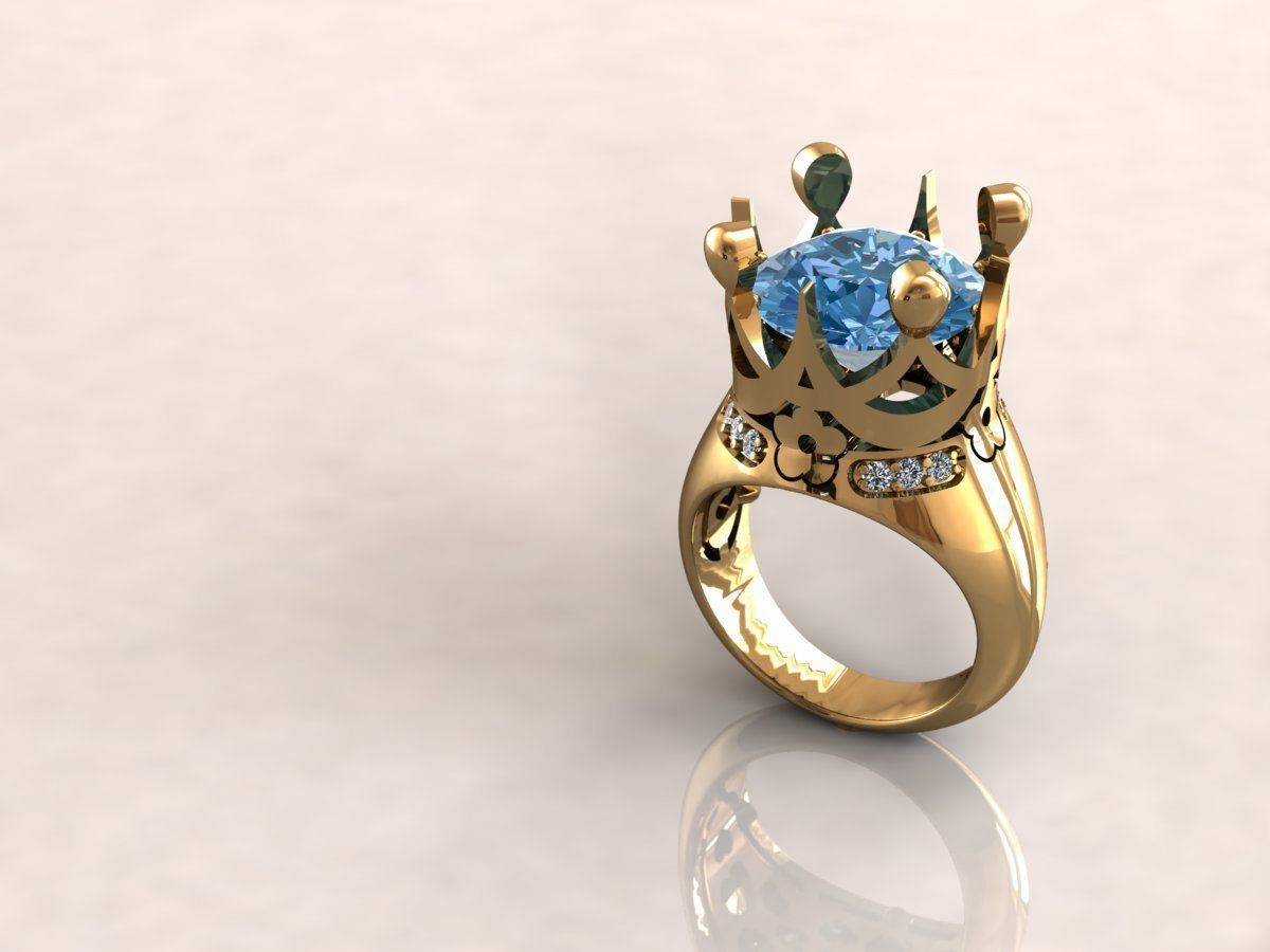 Ring Pasquale Bruni 1 3D print model_6