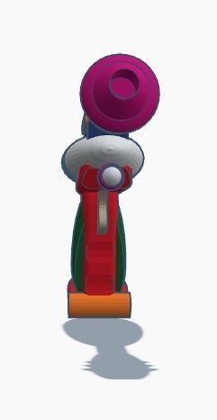 Atomic Age Toy Ray Gun v6 3D print model_7