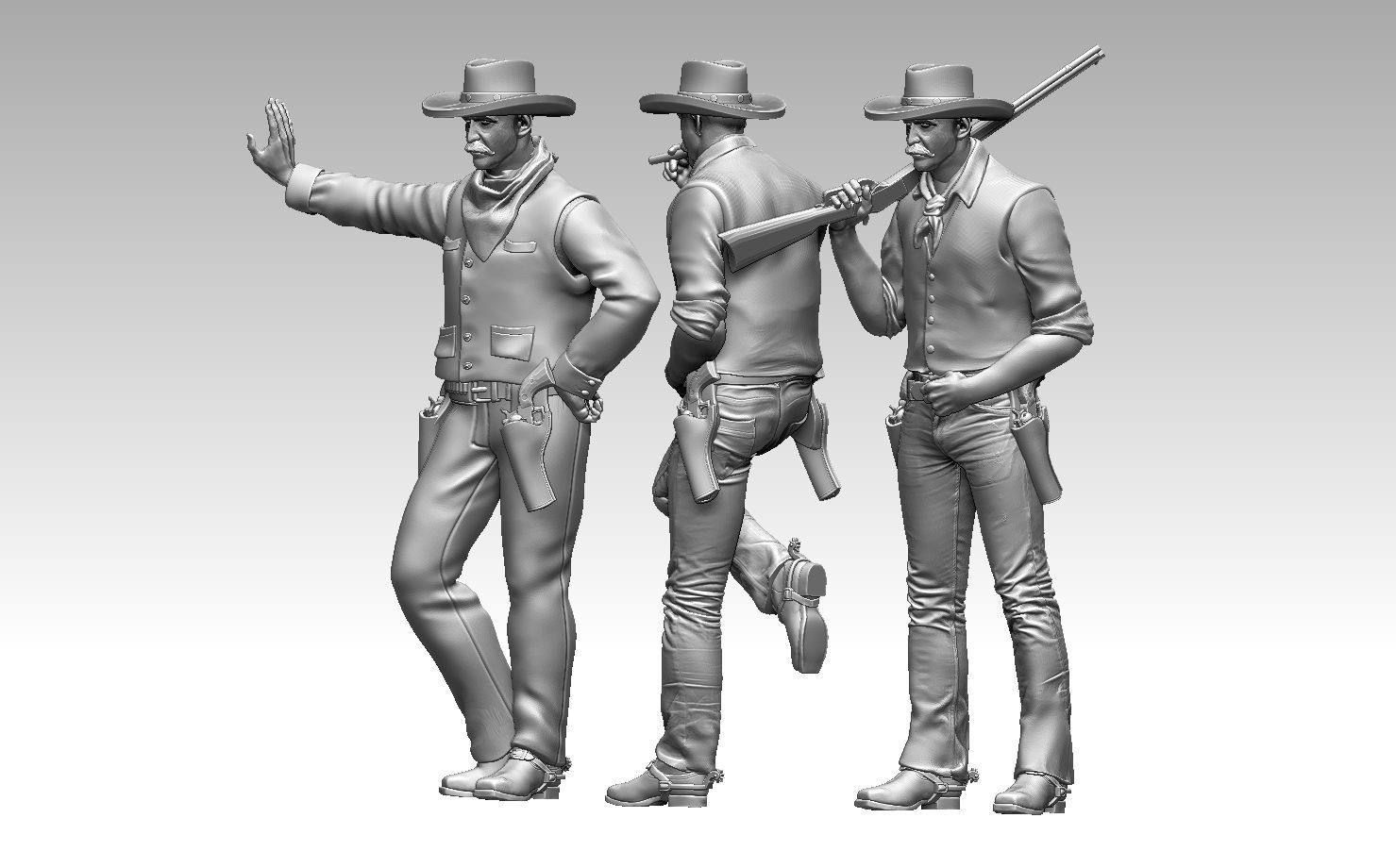 COWBOYS 3D print model_19