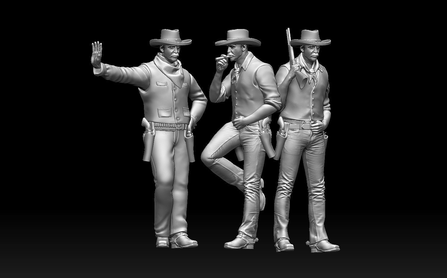 COWBOYS 3D print model_2