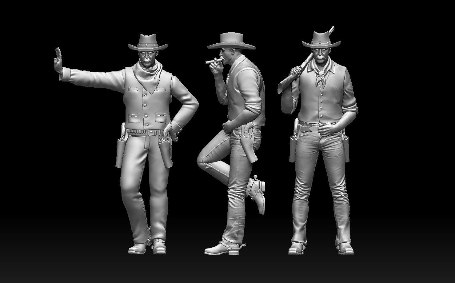COWBOYS 3D print model_13