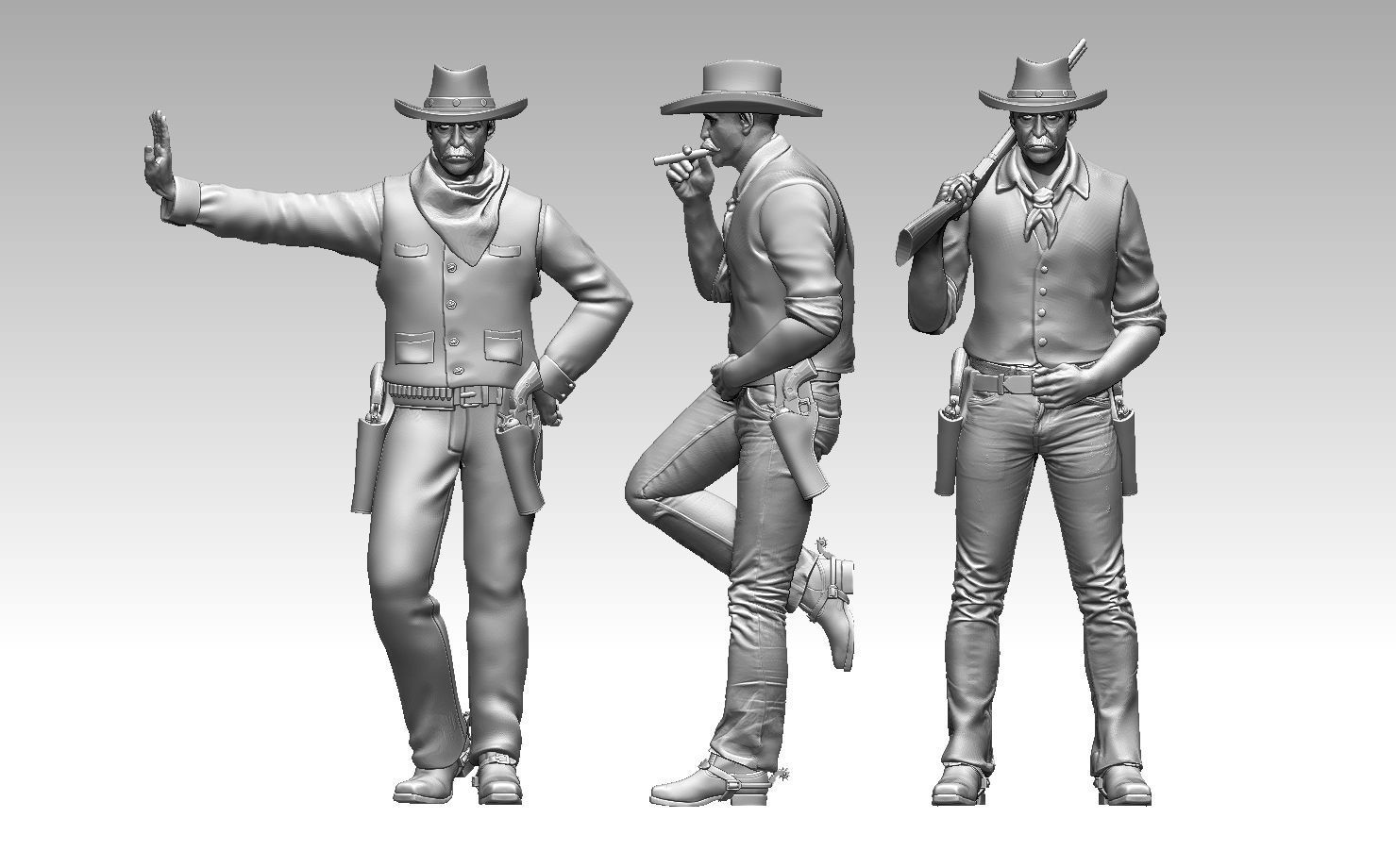 COWBOYS 3D print model_10