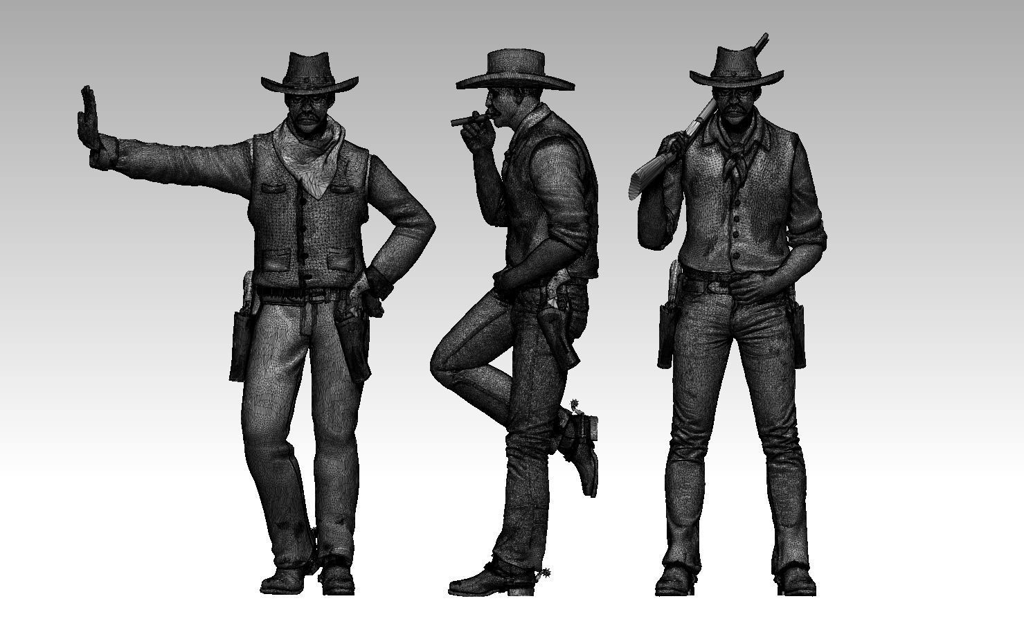 COWBOYS 3D print model_7