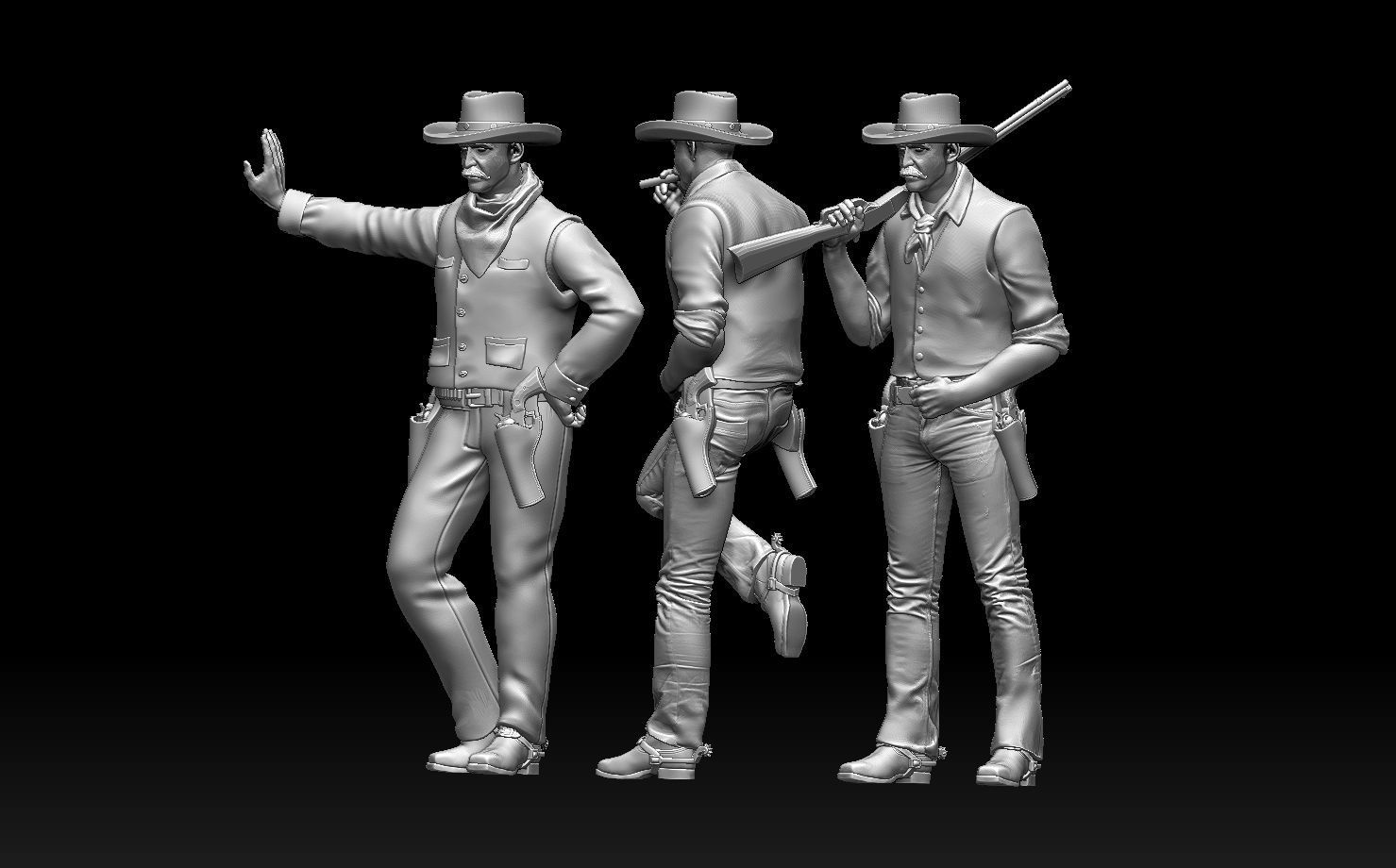 COWBOYS 3D print model_20