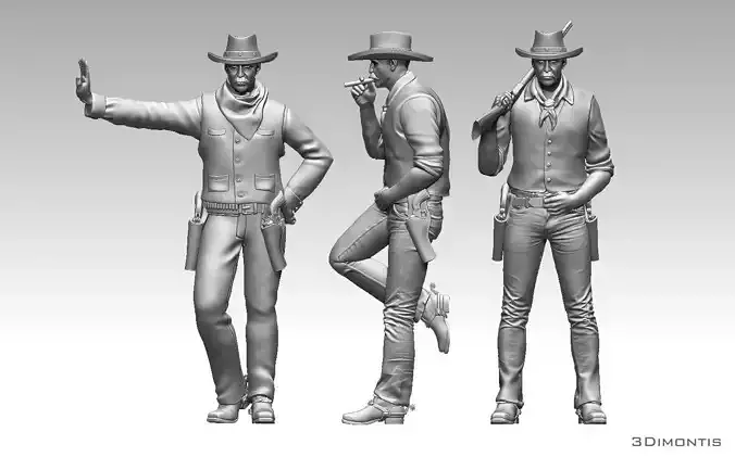 COWBOYS 3D print model