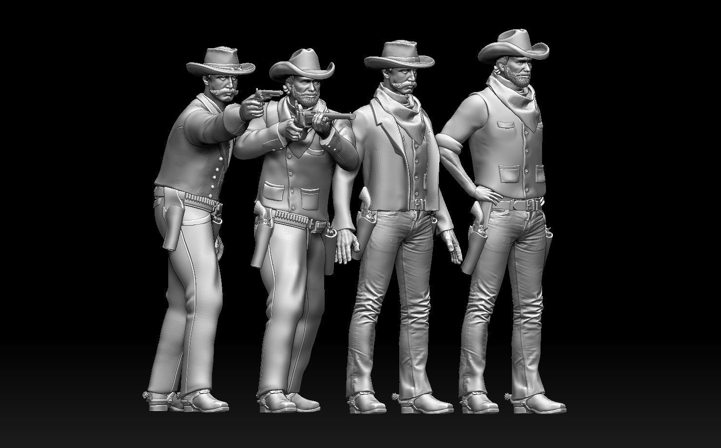 COWBOYS 3D print model_33