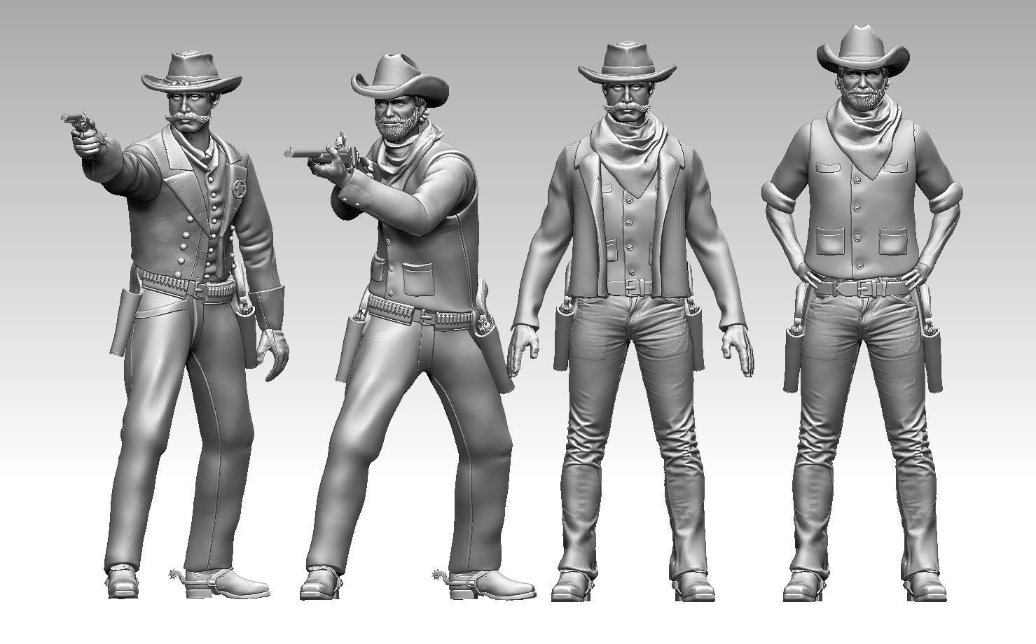 COWBOYS 3D print model_20