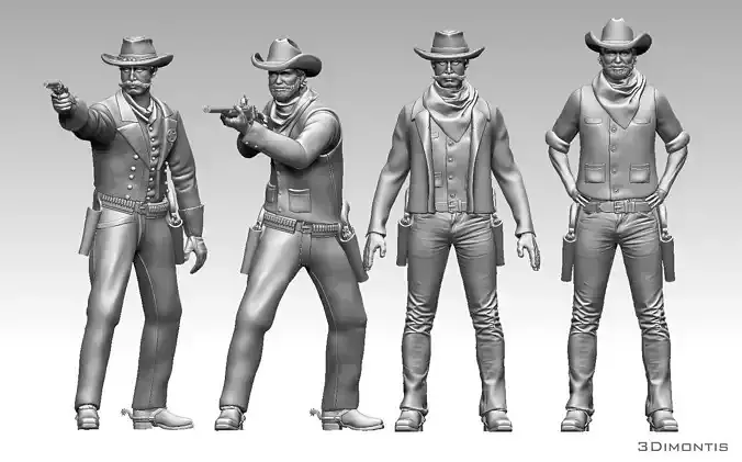 COWBOYS 3D print model