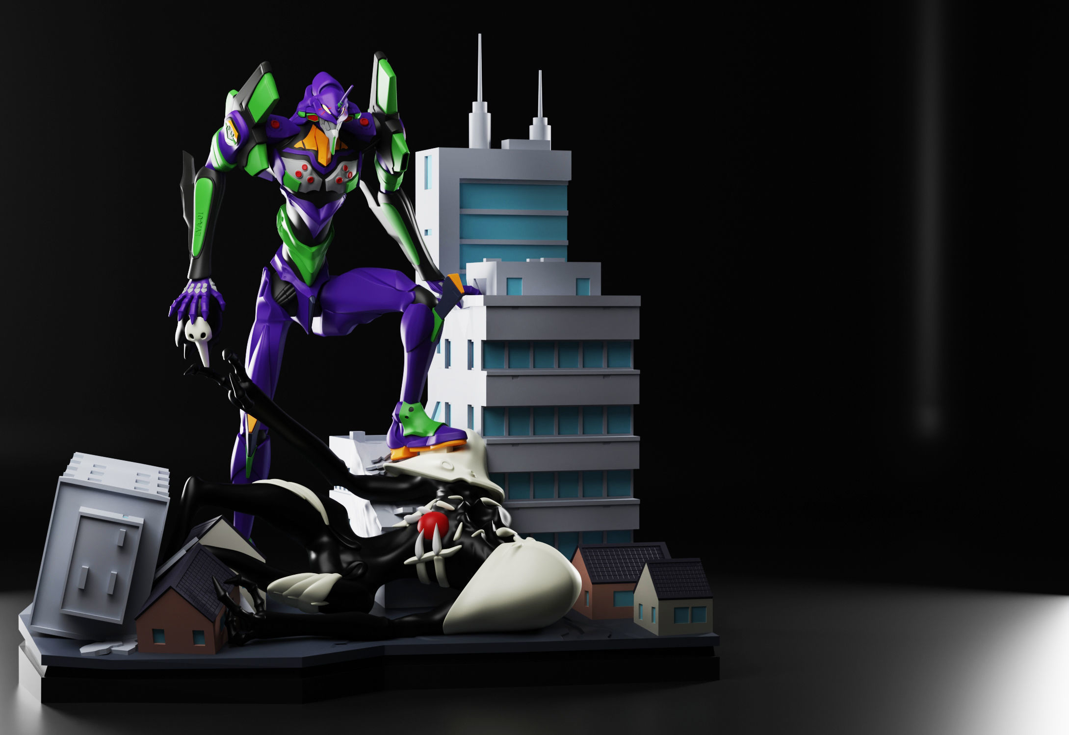 EVA-01 FROM ANIME EVANGELION 3D print model_5