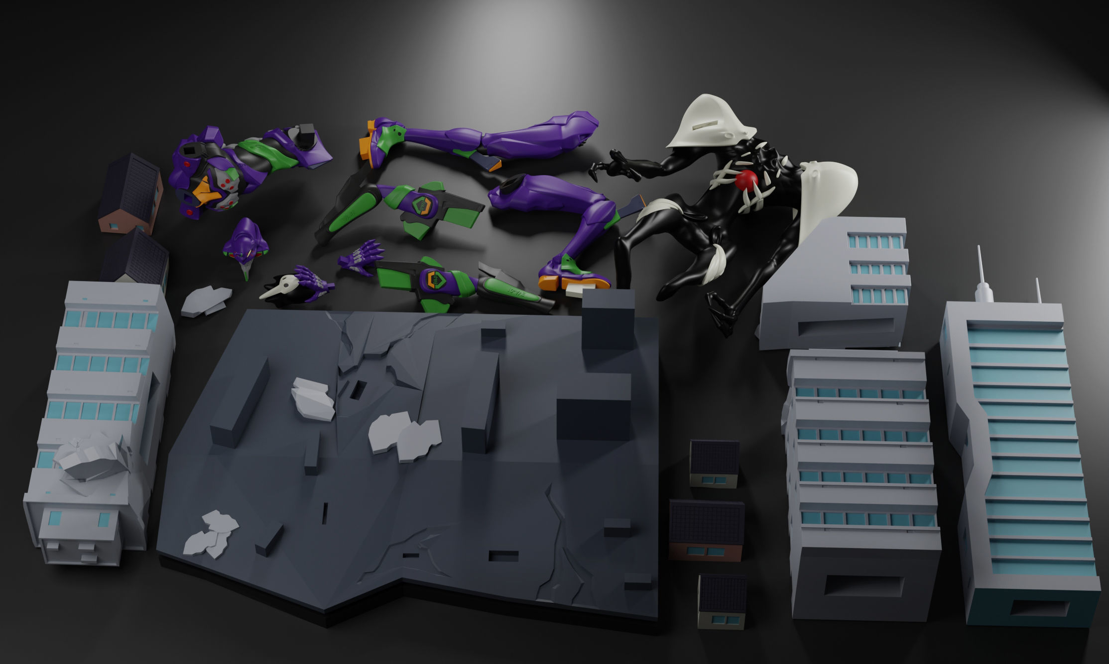 EVA-01 FROM ANIME EVANGELION 3D print model_7
