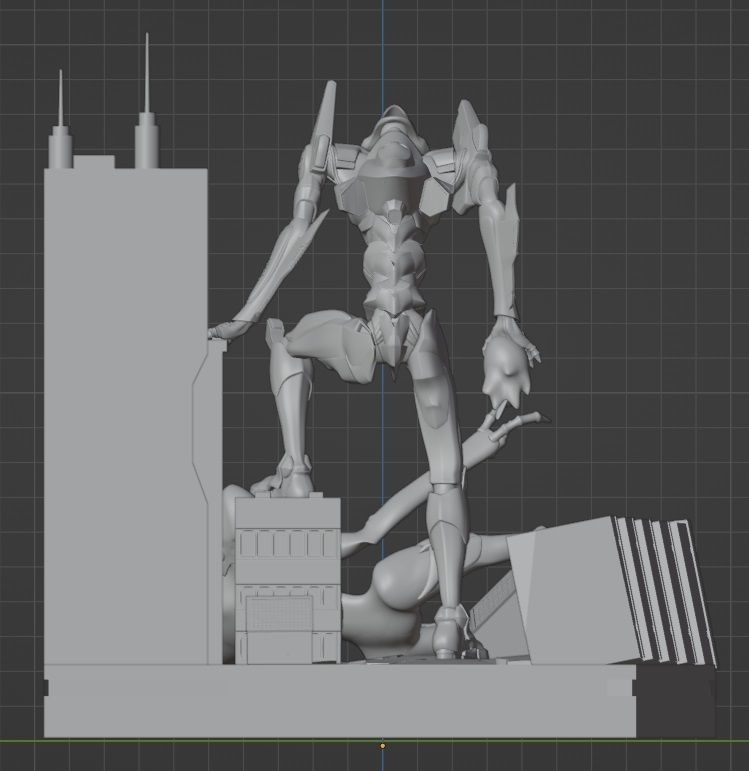 EVA-01 FROM ANIME EVANGELION 3D print model_11