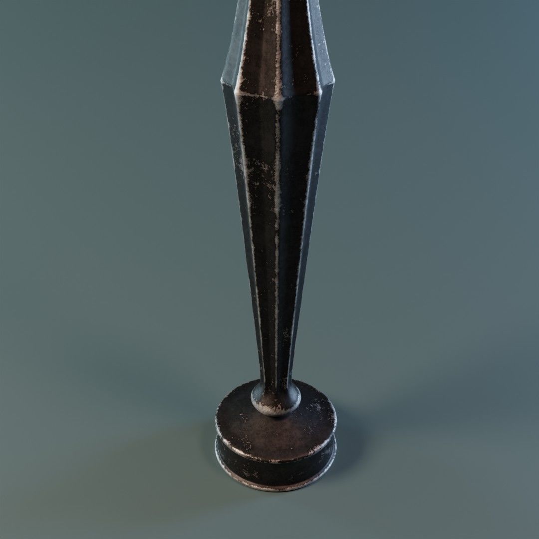 Baluster 3D model_2