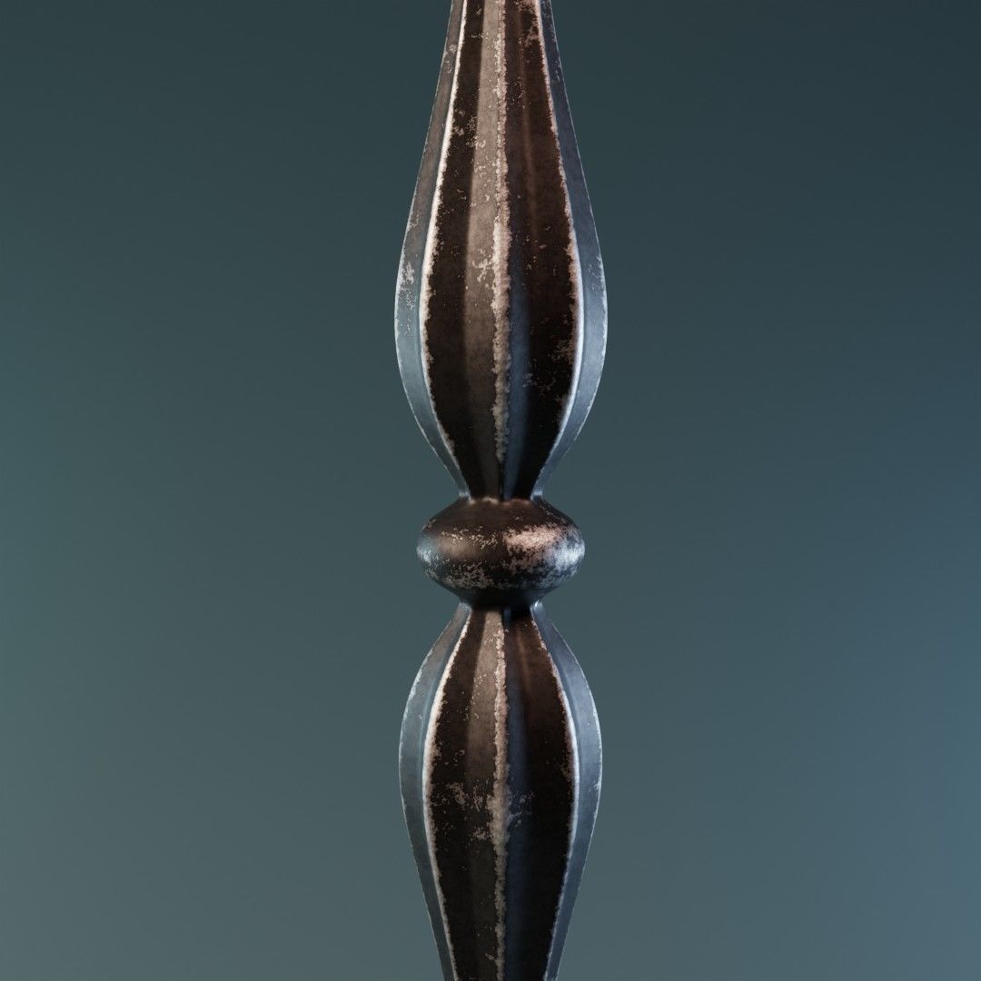 Baluster 3D model_3