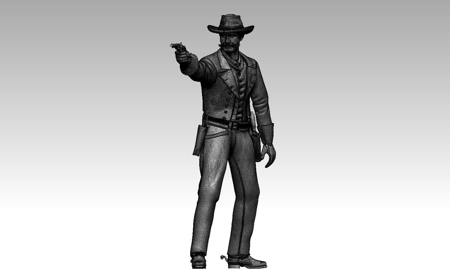 COWBOY 3D print model_23