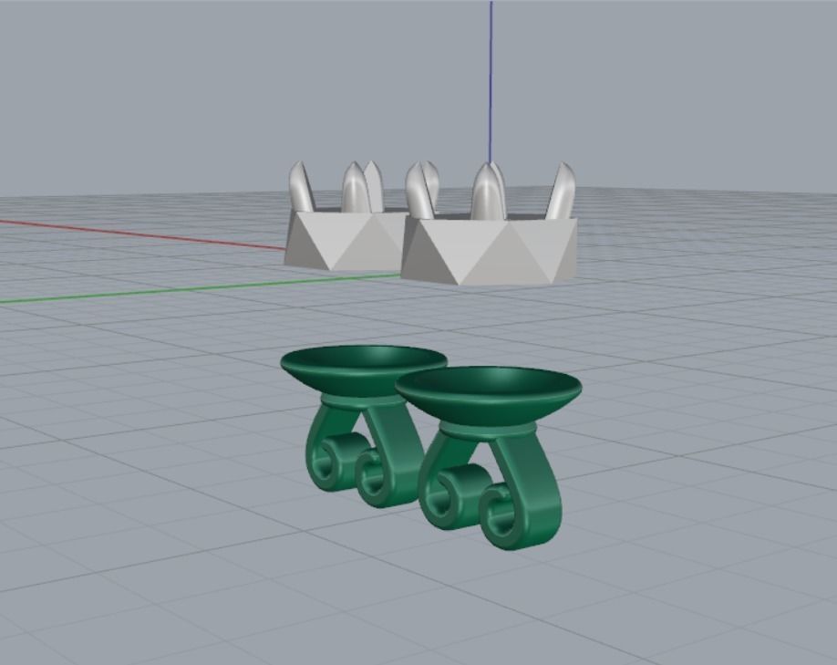 Earrings 3D print model_14