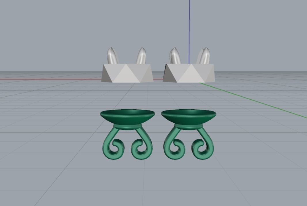 Earrings 3D print model_13