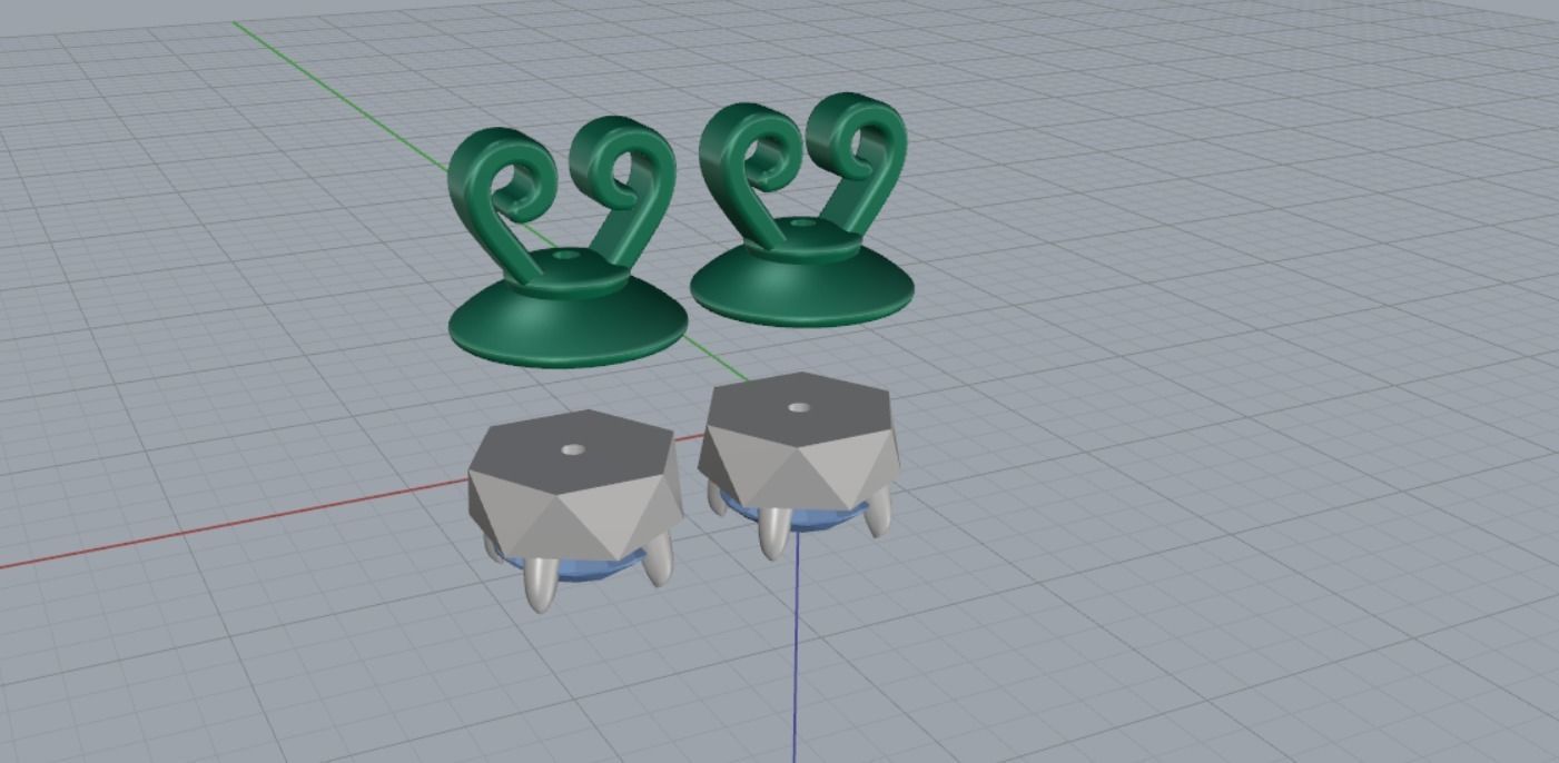 Earrings 3D print model_10