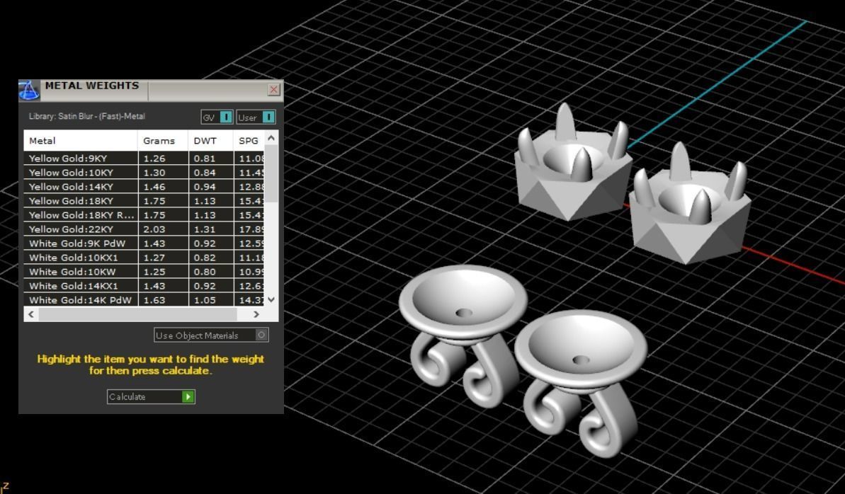 Earrings 3D print model_6