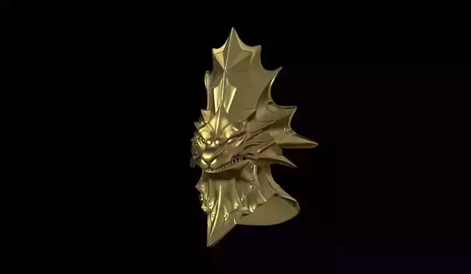 Dragon Slayer Ornstein Helmet STL 3D Model - Dark Souls 3D print model