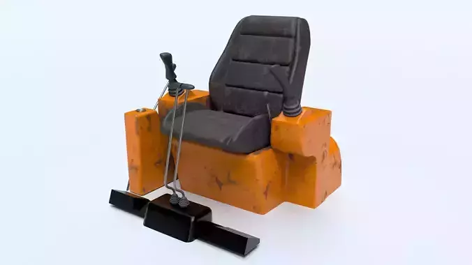 Excavator Digger Truck Cab Interior