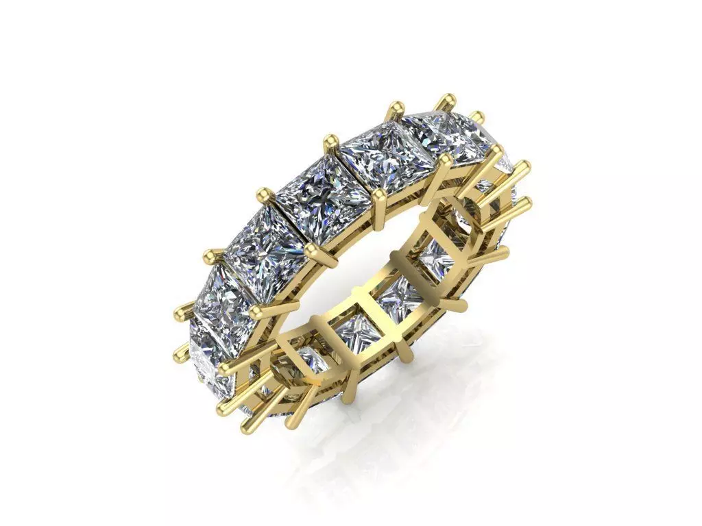 wedding ring 3D print model_0