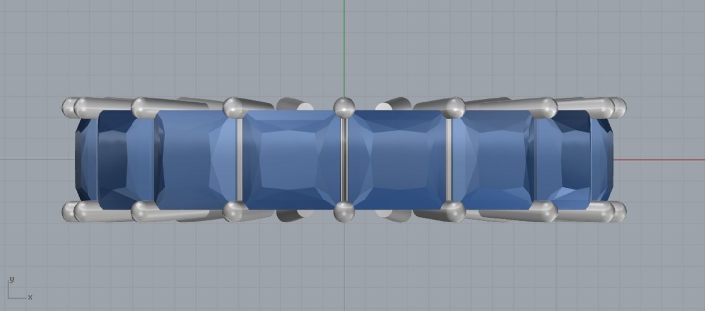 wedding ring 3D print model_15