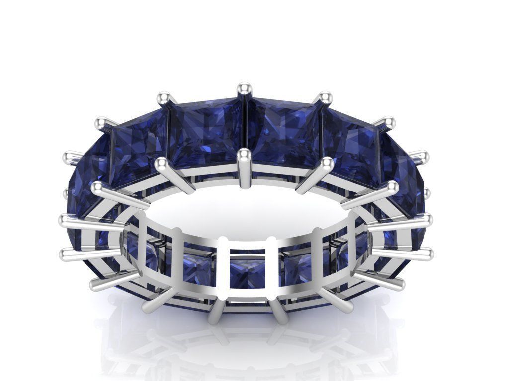 wedding ring 3D print model_5