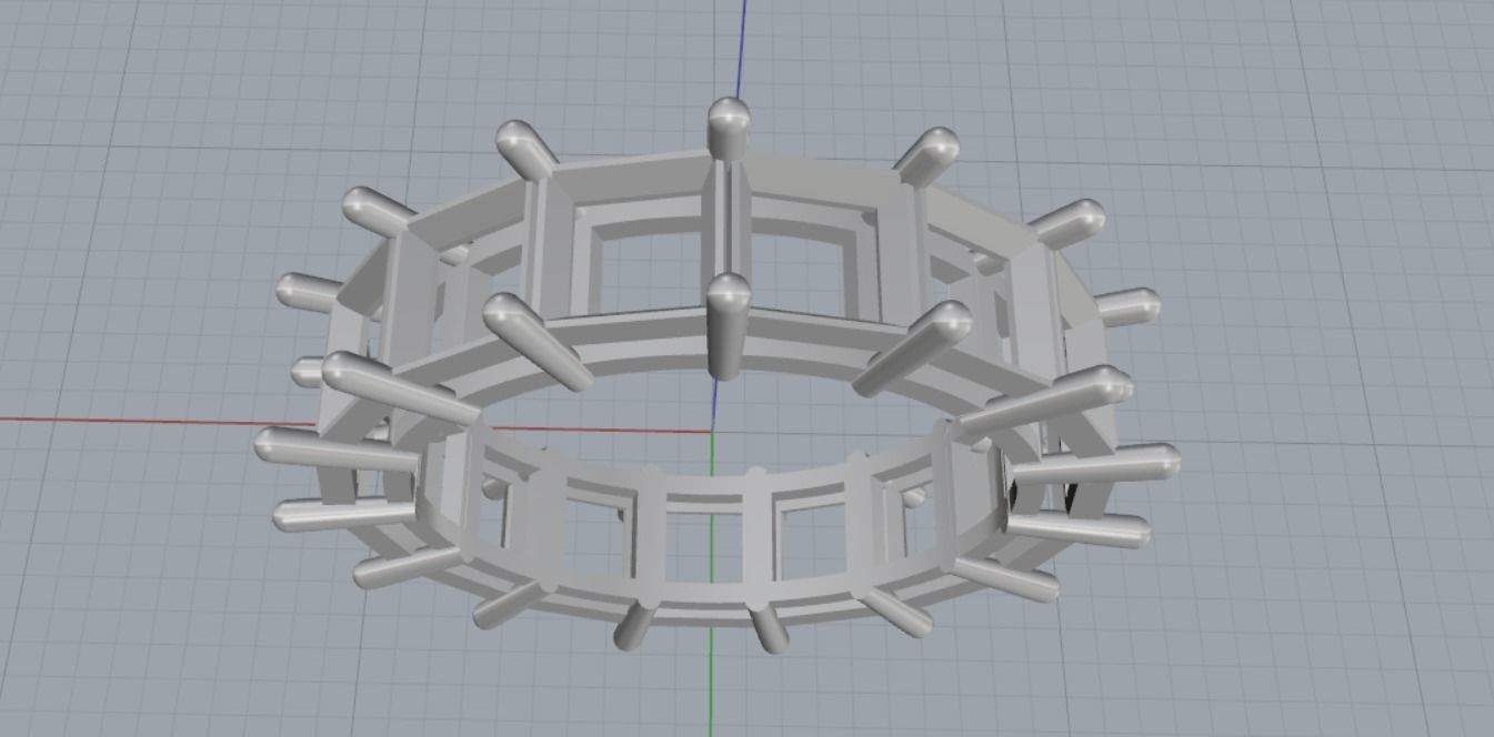 wedding ring 3D print model_13