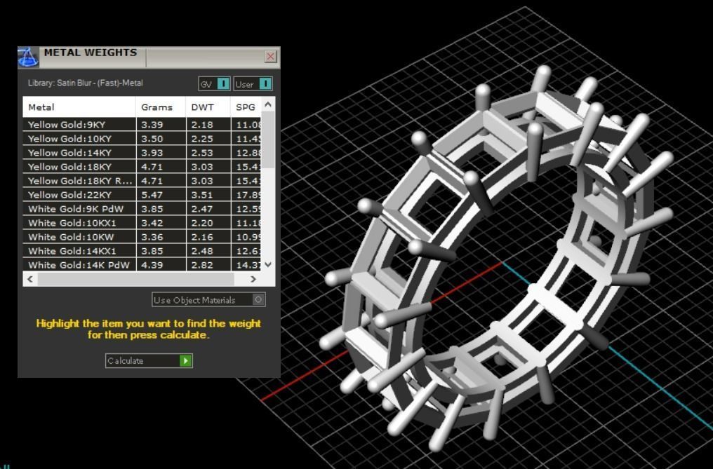 wedding ring 3D print model_8