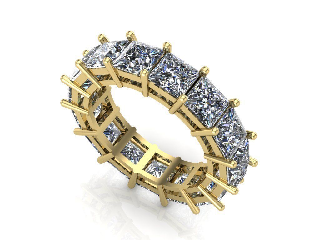 wedding ring 3D print model_3