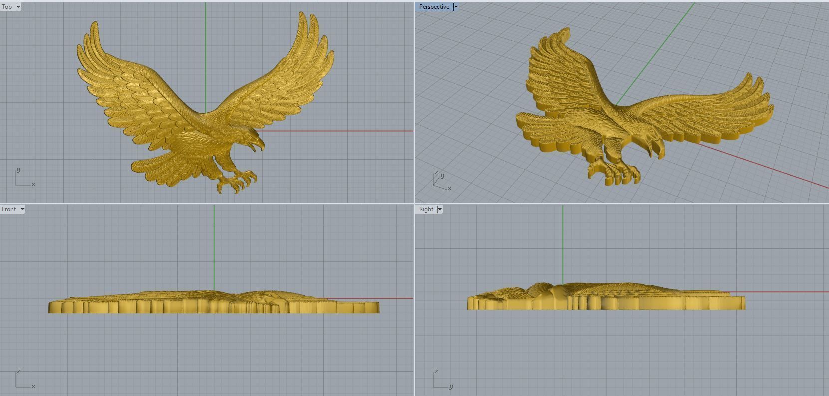 Eagle 3D model_4