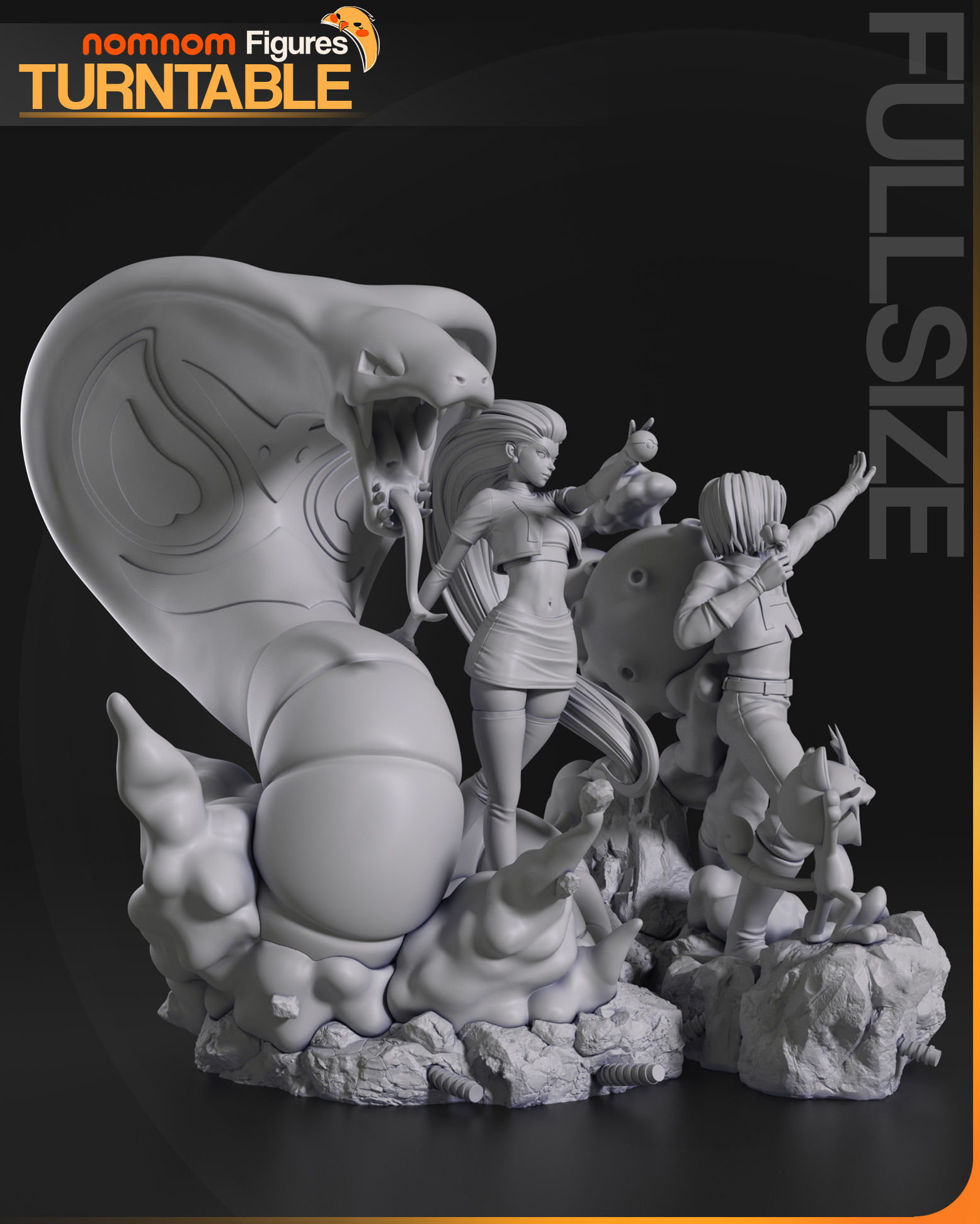 Team Rocket - Diorama Pokemon 3D print model_4