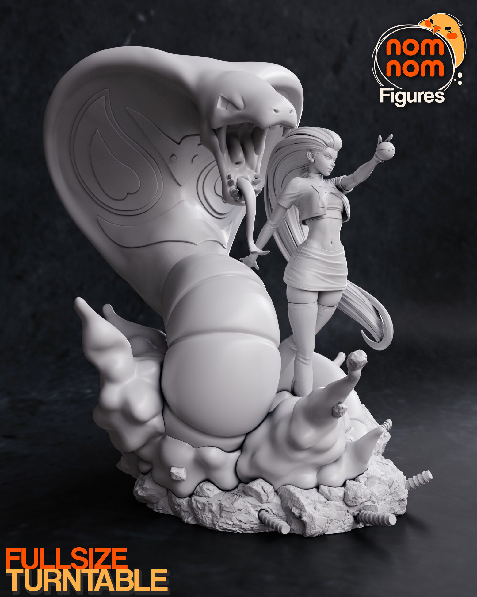 Team Rocket - Diorama Pokemon 3D print model_13